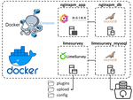 HomeLab 5: Docker install LimeSurvey and plugins, reverse proxy with Nginxpm and automate database backups
